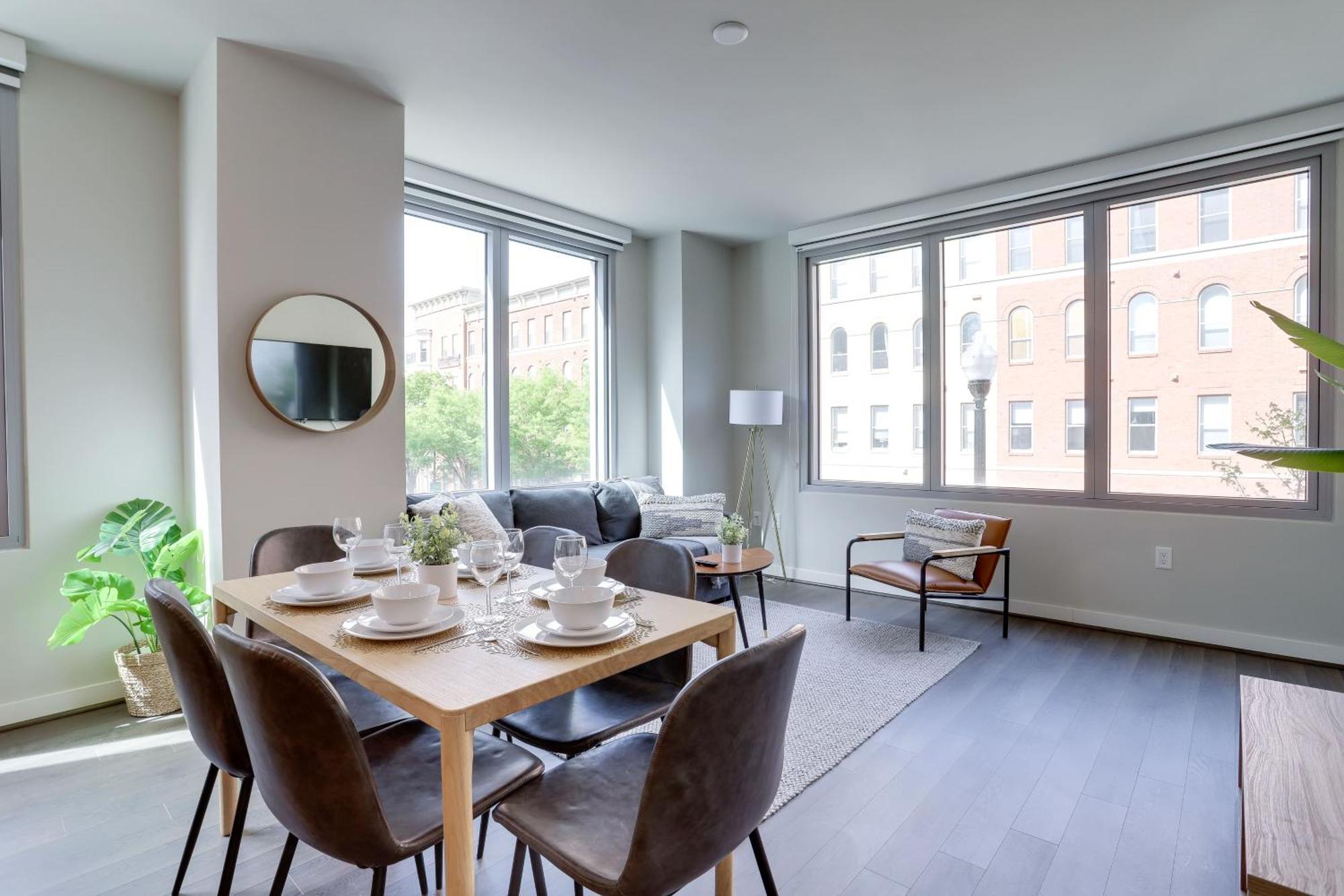 ארלינגטון Stylish Condo At Clarendon With Rooftop Views מראה חיצוני תמונה